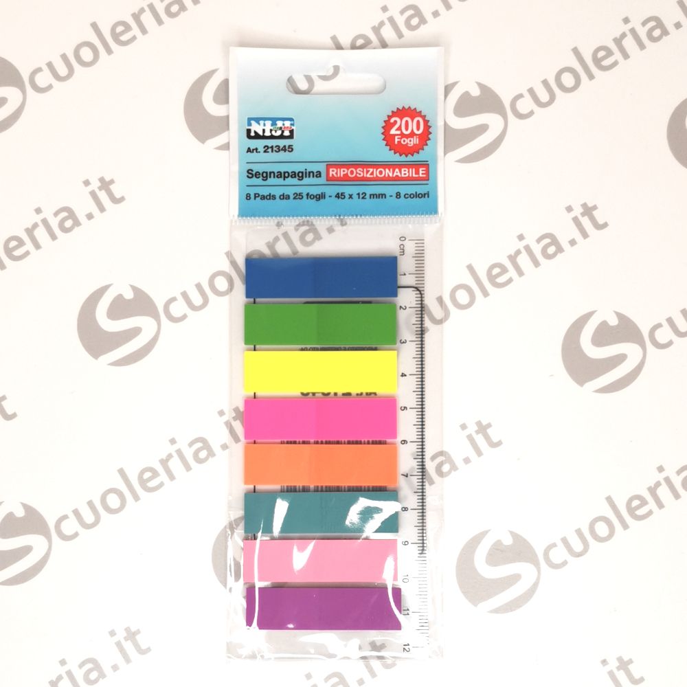 Segna pagine Niji 8colori 200 fogli