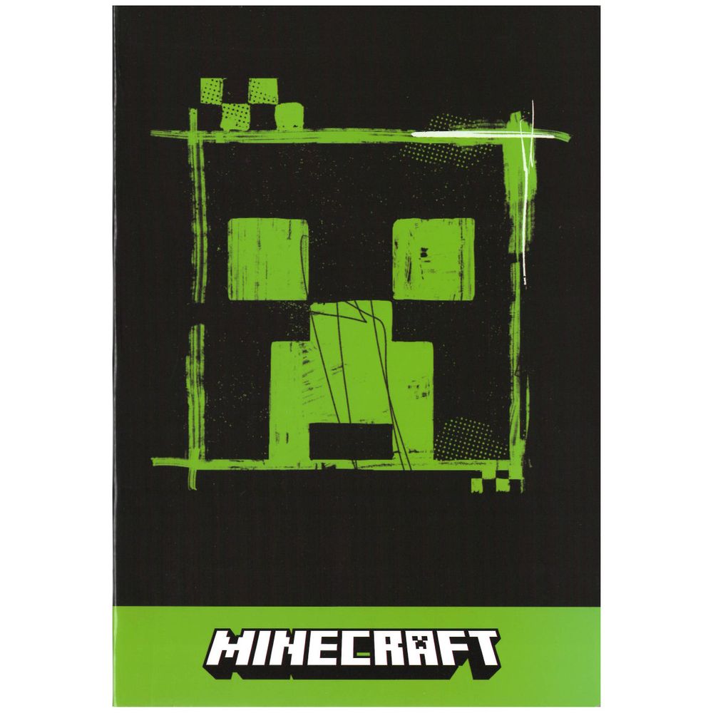 Maxi Quaderno A4 +30% di fogli quadretto piccolo 4mm Minecraft Funtage